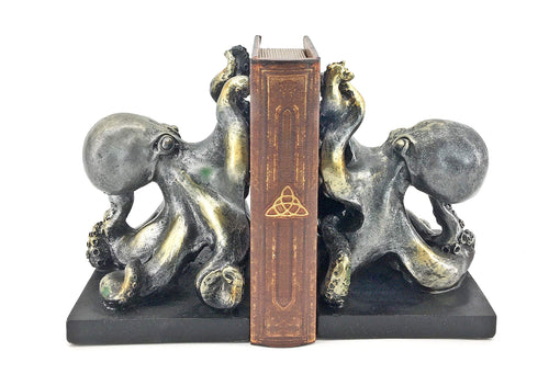 Nautical Octopus Bookends – Antique Bronze Finish
