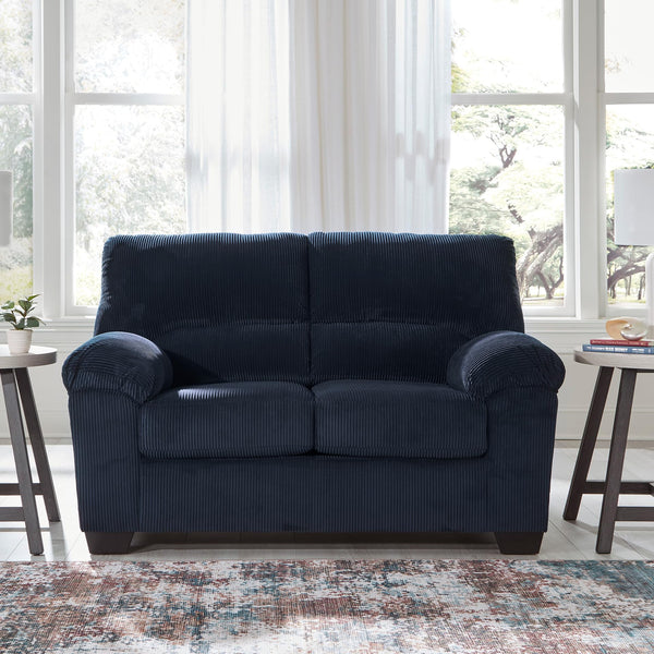 Corduroy Loveseat – Contemporary 2-Seat Sofa