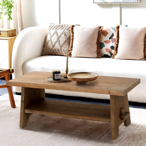 Farmhouse Solid Wood Coffee Table