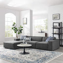 4-Piece Upholstered Sectional Sofa