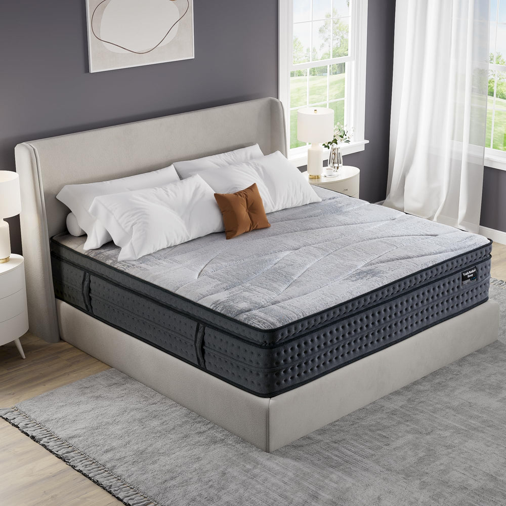 14 Inch Gel Memory Foam Hybrid Mattress with Pocket Springs