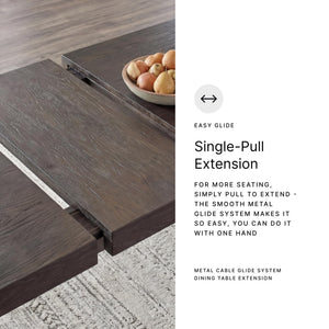 Rectangle Extension Dining Table