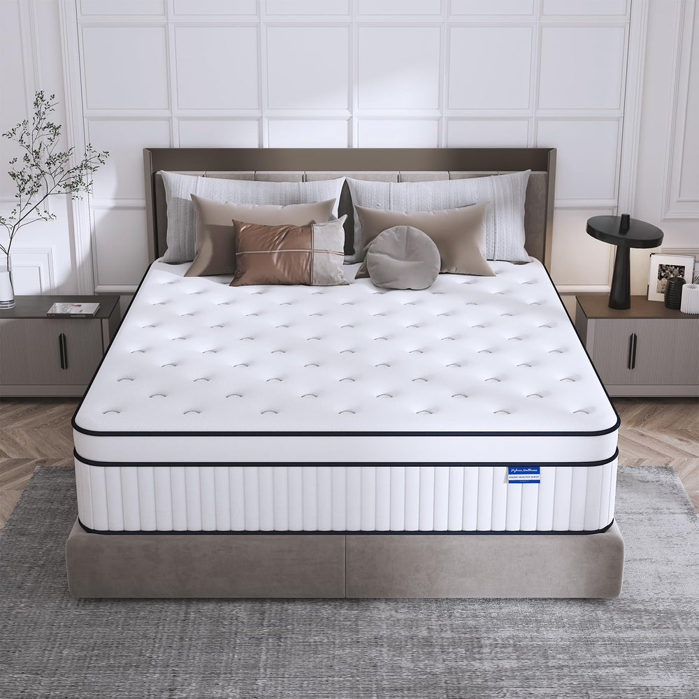 Full Size Hybrid Memory Foam Mattress with Pocket Coils