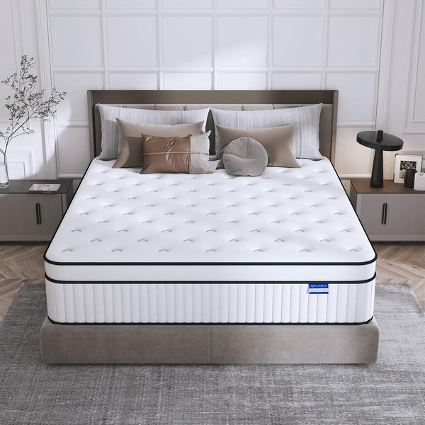 Full Size Hybrid Memory Foam Mattress with Pocket Coils