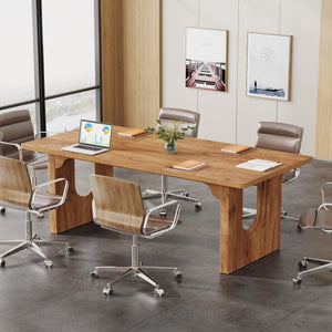 70.9" Large Executive Office Desk with Dual Base