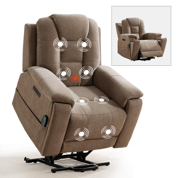 Power Lift Recliner Chair with Massage & Heat