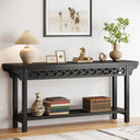 70.8" Farmhouse Console Table with Storage