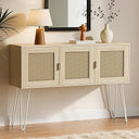 47" Console Table with Rattan Drawers | Entryway Sofa Table