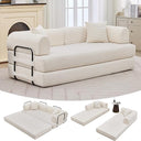 Convertible Sleeper Sofa Bed – Corduroy Folding Couch with Pillow