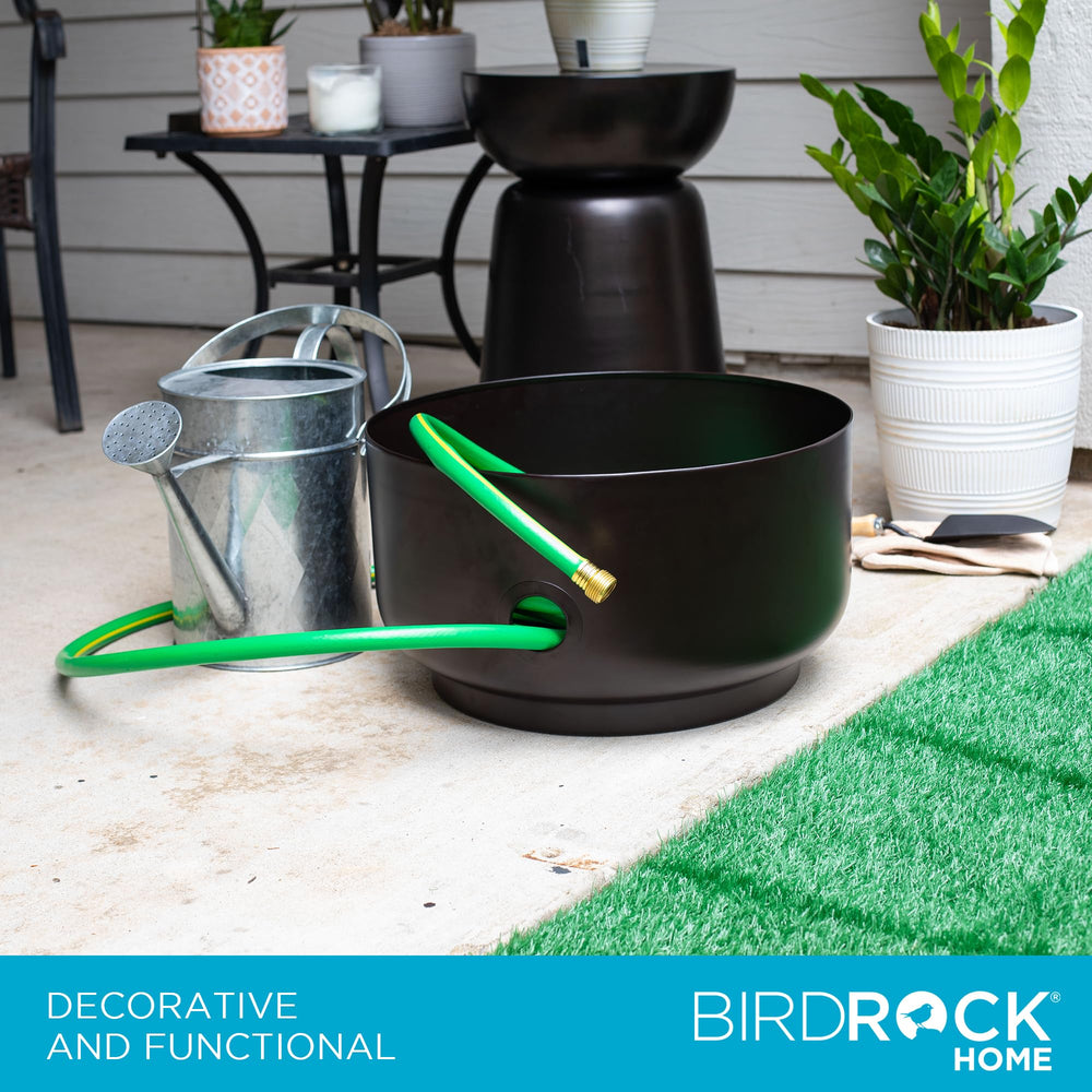 Decorative Garden Hose Holder Pot – Oil Rubbed Bronze
