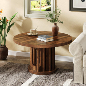 31.5" Round Coffee Table – Walnut