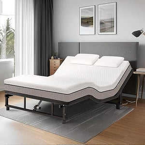 King Adjustable Bed Base Frame – Zero Gravity, Anti-Snore, Heavy-Duty Steel