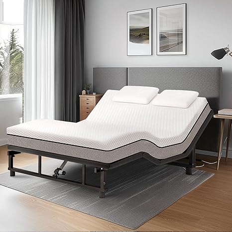 King Adjustable Bed Base Frame – Zero Gravity, Anti-Snore, Heavy-Duty Steel