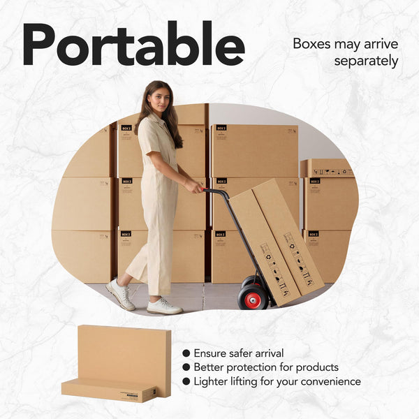 Electric Standing Desk with 6 Drawers & Monitor Shelf, 55 Inch