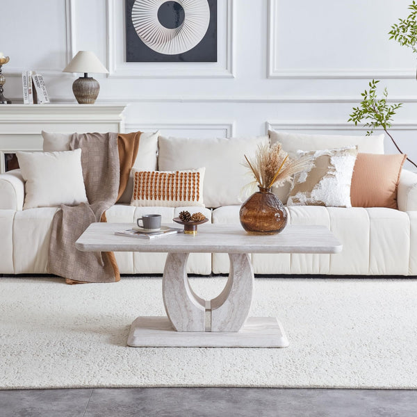 Modern Rectangle Coffee Table with Storage