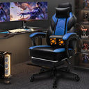 Gaming Chair with Footrest & Reclining Back