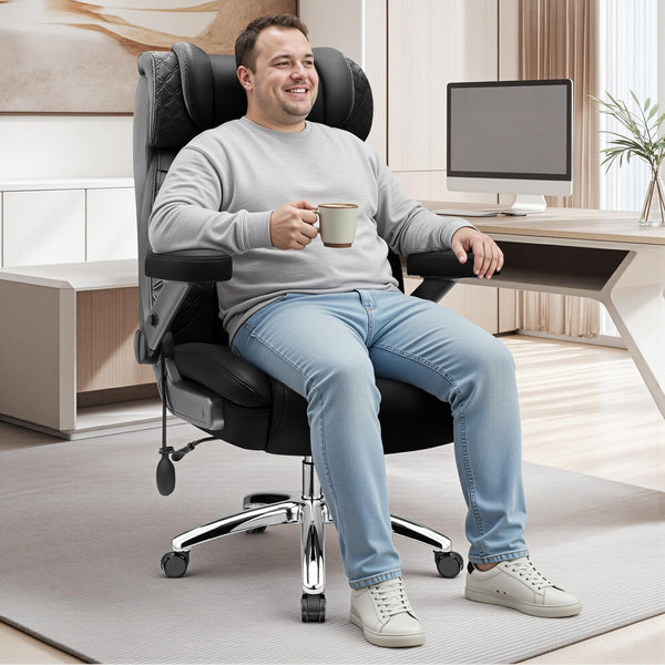 Big & Tall Ergonomic Office Chair – 500 LBS, 5D Arms, Lumbar Support