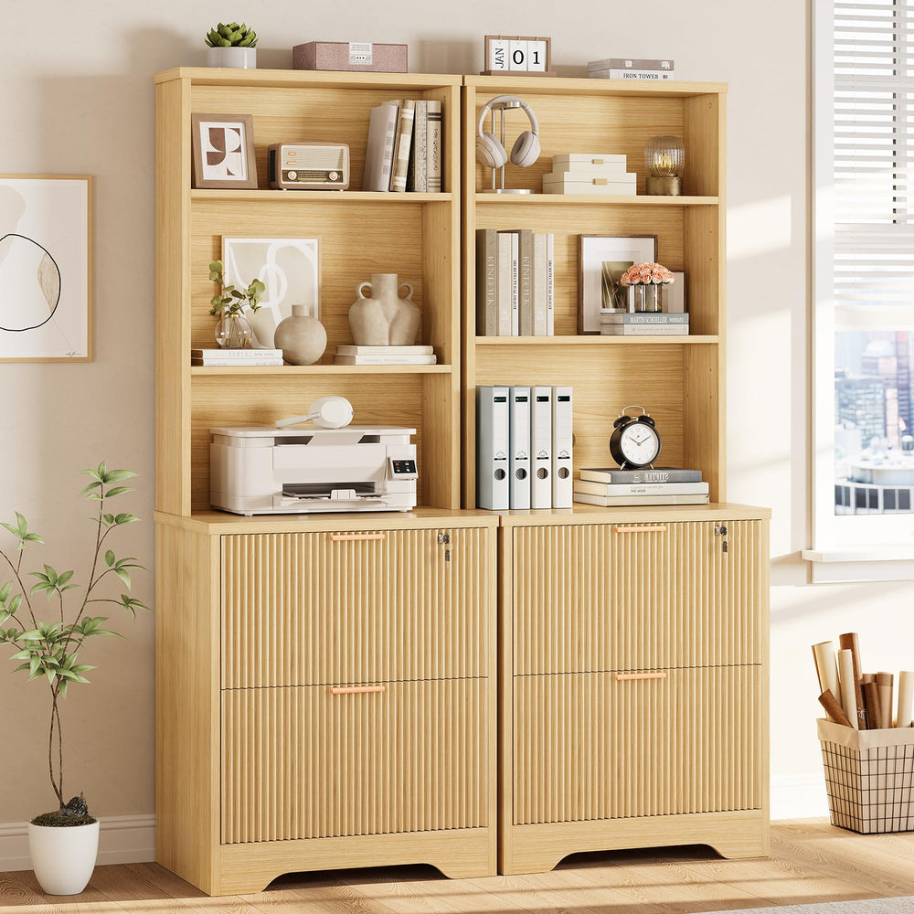 2-Drawer File Cabinet with Lock
