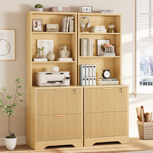 2-Drawer File Cabinet with Lock