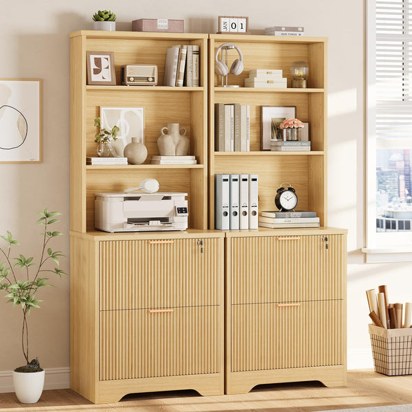 2-Drawer File Cabinet with Lock