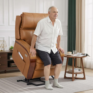 Power Lift Recliner Chair with Massage, Heat & Adjustable Headrest