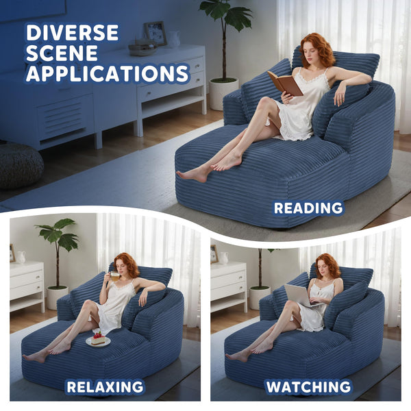 Oversized Chaise Lounge Chair Indoor