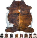 Genuine Cowhide Rug 6x7 ft – Hair On, Western & Rustic Home Decor