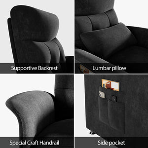Power Recliner Chair with Heat & Massage