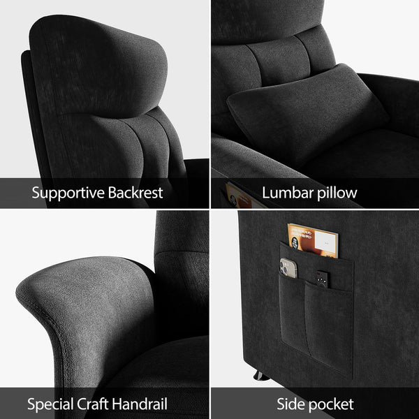 Power Recliner Chair with Heat & Massage