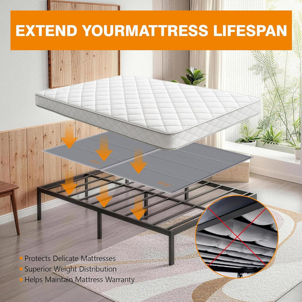 Bunkie Board with Anti-Slip Base – King, Full & Twin Sizes