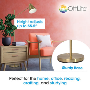 Mid-Century Modern Adjustable Floor Lamp