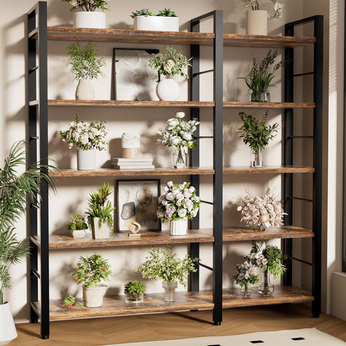 LED Bookshelf with L-Shaped Option – 5 & 6-Tier