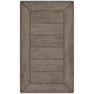 Rustic Chair Side End Table with Pull-Out Tray & USB Ports