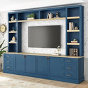 102.3" Farmhouse Entertainment Center TV Stand