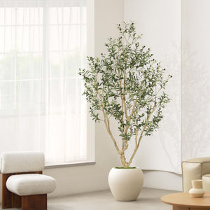 Artificial Olive Tree — Indoor Faux Plant