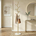Tree Branch Coat Rack with Marble Base