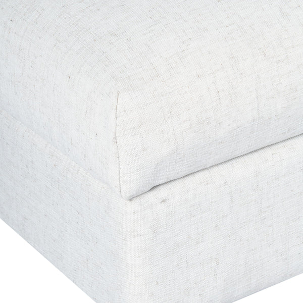 Upholstered Storage Ottoman Bench with Hinged Lid