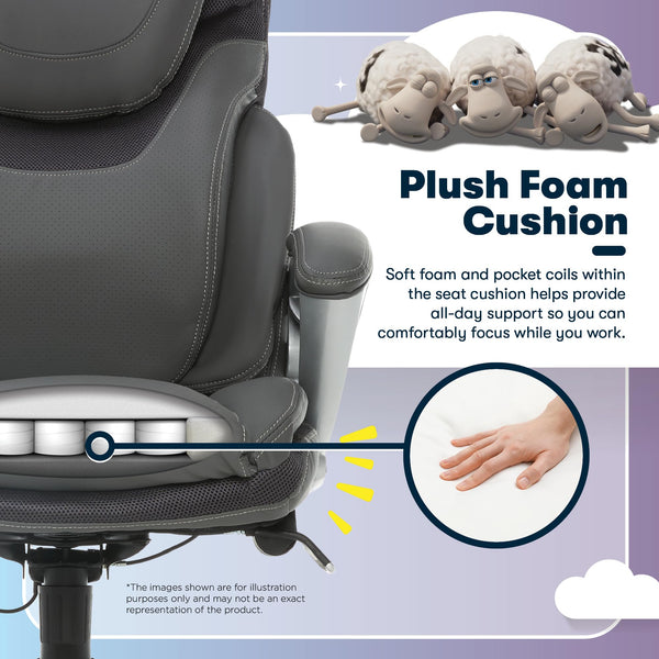 Ergonomic Executive Office Chair with AIR Lumbar Technology