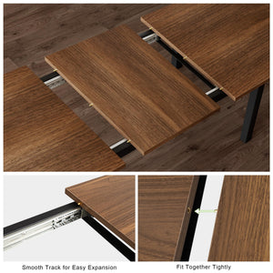 5-Piece Extendable Dining Table Set