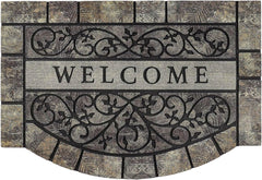 Heavy Duty Rubber Welcome Mat – Non-Slip, Outdoor, 24" x 36"