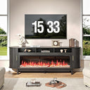 70-Inch Fireplace TV Stand with 50" Electric Fireplace for TVs up to 80"