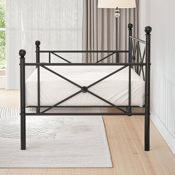 Twin Size Daybed Frame with Headboard