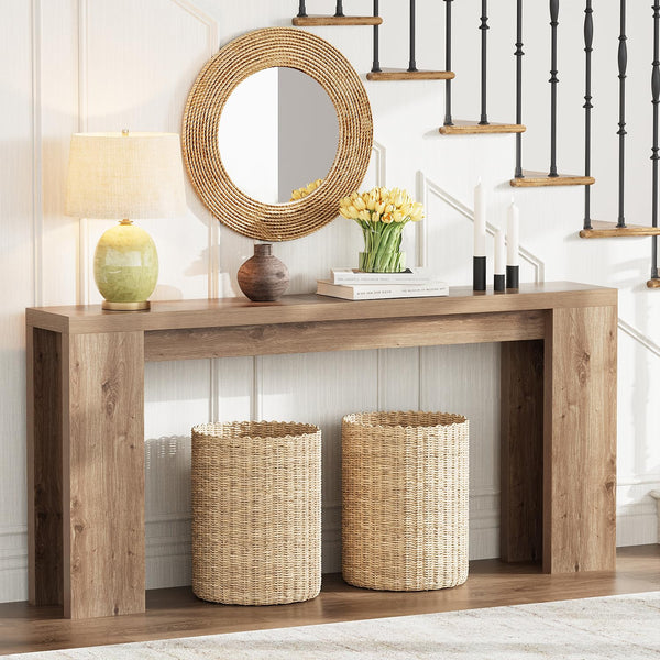 70.9" Extra Long Console Table – Farmhouse Entryway & Sofa Table