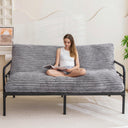 6" Futon Mattress Full Size – Sofa Bed & Floor Mattress, Medium Firm, Grey