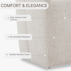 Upholstered Rolling Dining Chairs with Casters