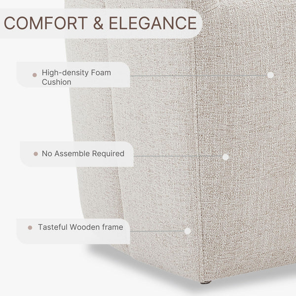 Upholstered Rolling Dining Chairs with Casters