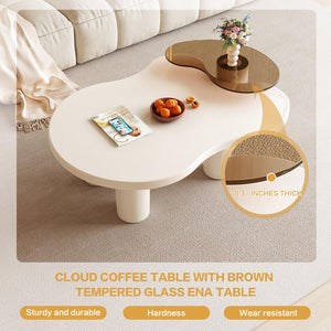 Cloud Shape Nesting Coffee Table Set of 2