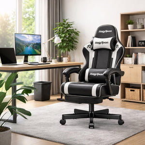 Gaming Chair with Footrest