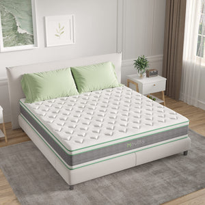 Hybrid Gel Memory Foam Mattress – Medium Firm with Pillow Top