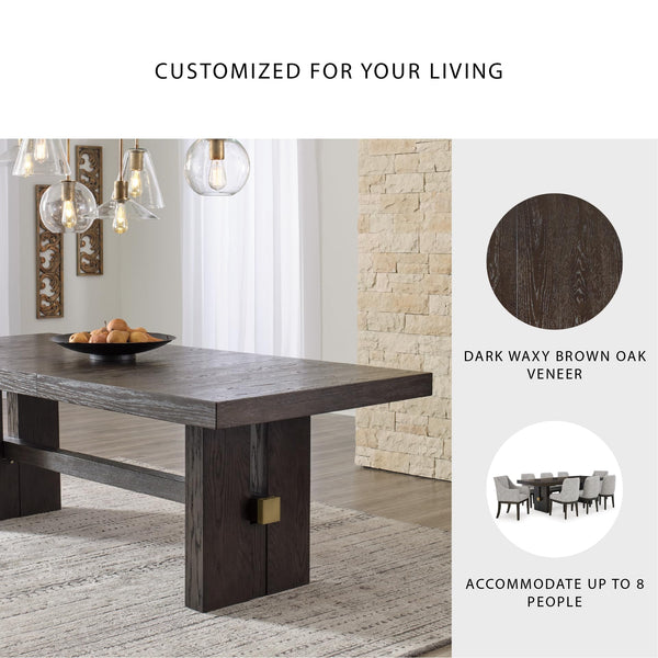 Rectangle Extension Dining Table